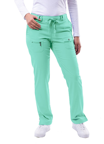 Adar Pro Women's Slim Fit 6 Pocket Pant - Plus Sizes