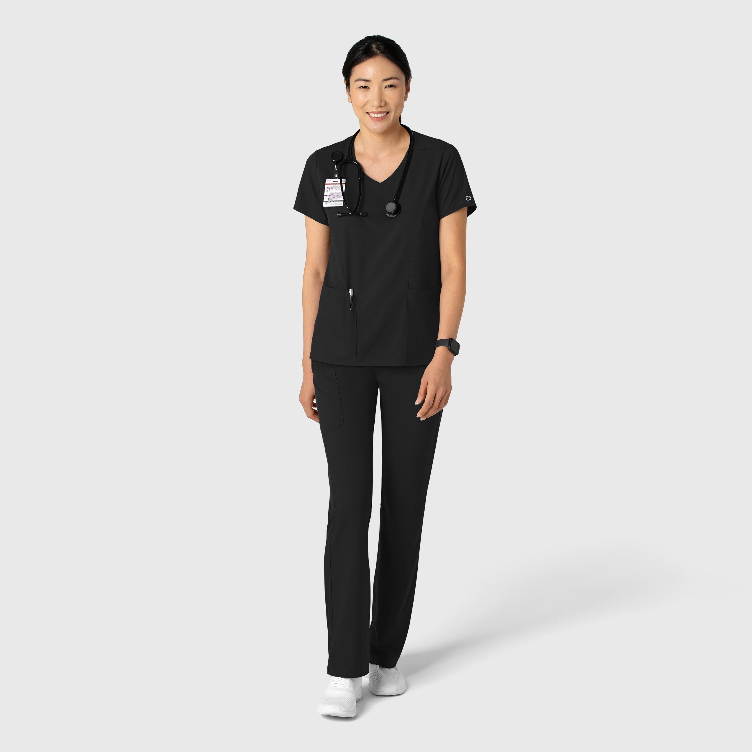WonderWink Boundless Women's 2-Pocket V-Neck Scrub Top