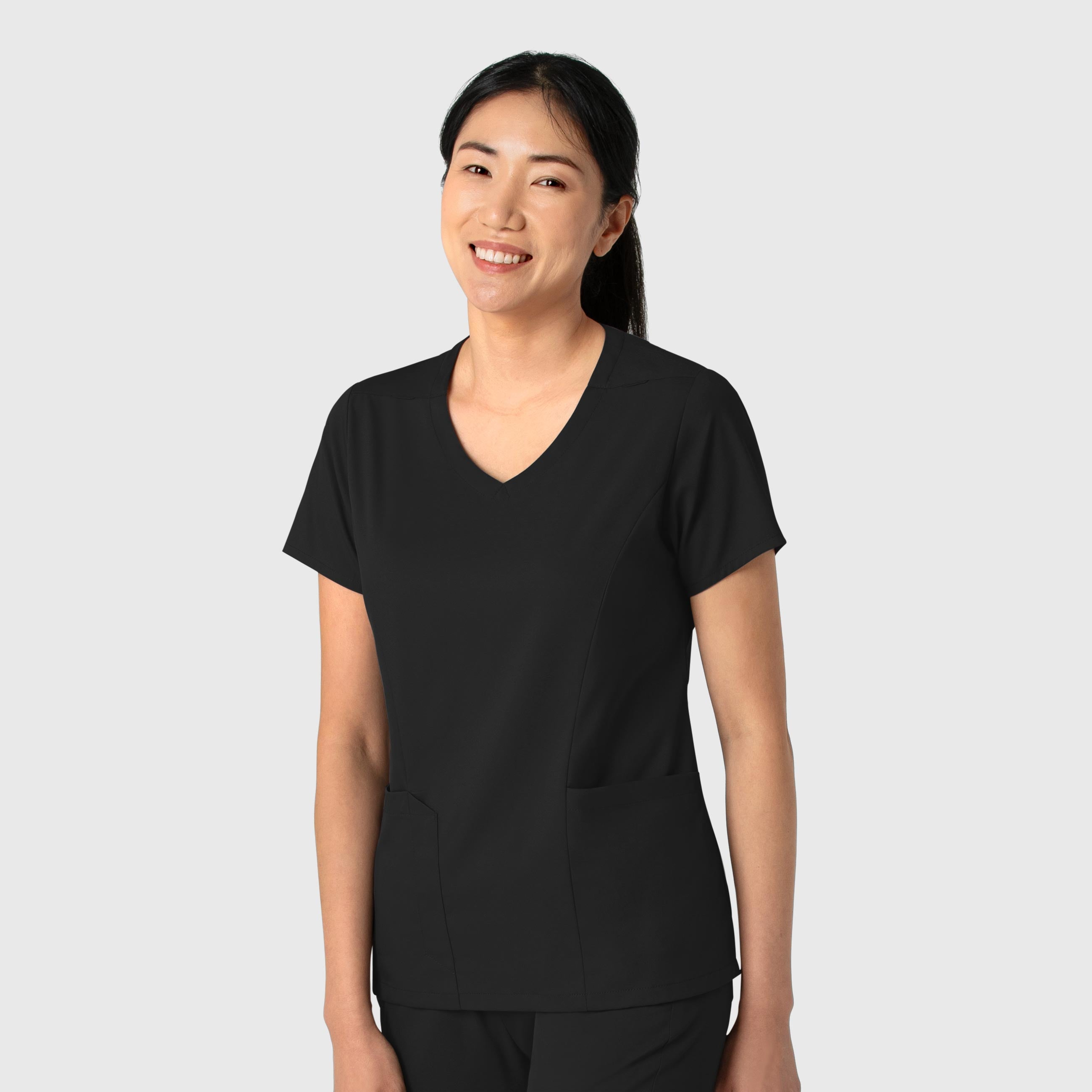 WonderWink Boundless Women's 2-Pocket V-Neck Scrub Top
