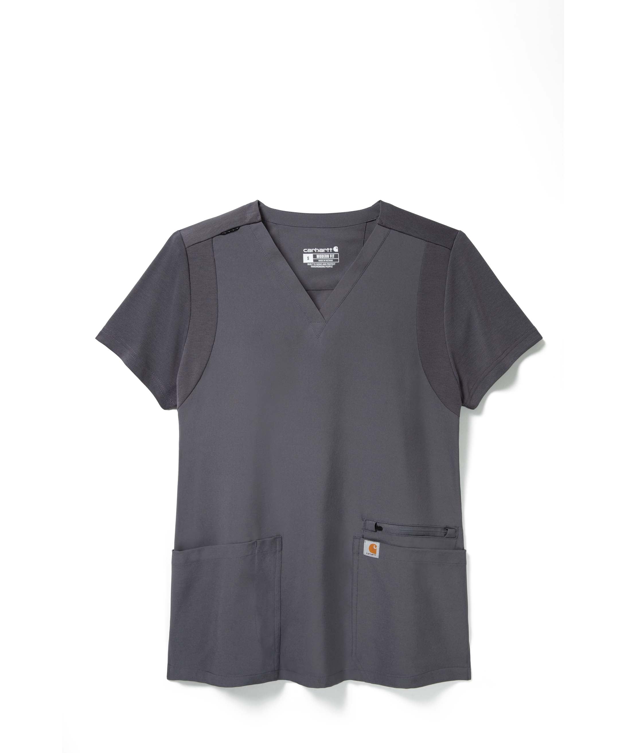 Carhartt Force Cross-Flex Women's Flex Panel V-Neck Scrub Top