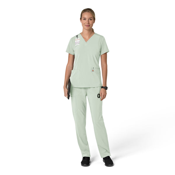 Carhartt Force Cross-Flex Women's Flex Panel V-Neck Scrub Top