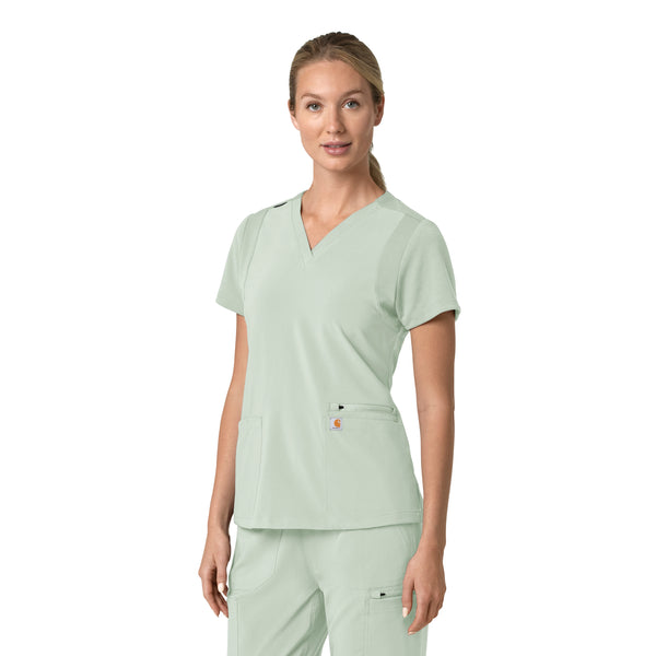 Carhartt Force Cross-Flex Women's Flex Panel V-Neck Scrub Top