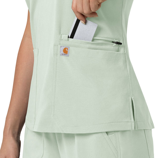 Carhartt Force Cross-Flex Women's Flex Panel V-Neck Scrub Top