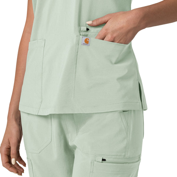 Carhartt Force Cross-Flex Women's Flex Panel V-Neck Scrub Top