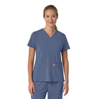Carhartt Force Cross-Flex Women's Flex Panel V-Neck Scrub Top