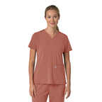 Carhartt Force Cross-Flex Women's Flex Panel V-Neck Scrub Top