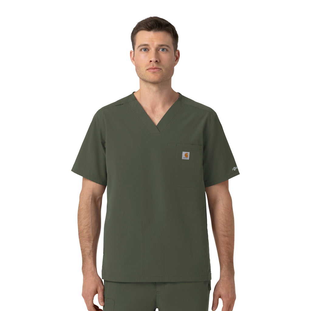 Carhartt Rugged Flex FLD Men's Ripstop V-Neck Scrub Top