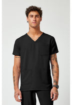 Med Couture Insight Men's 3 Pocket Top in Black