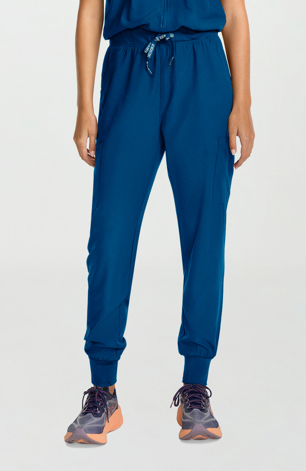 Med Couture Insight Women's Zip Front Jumpsuit