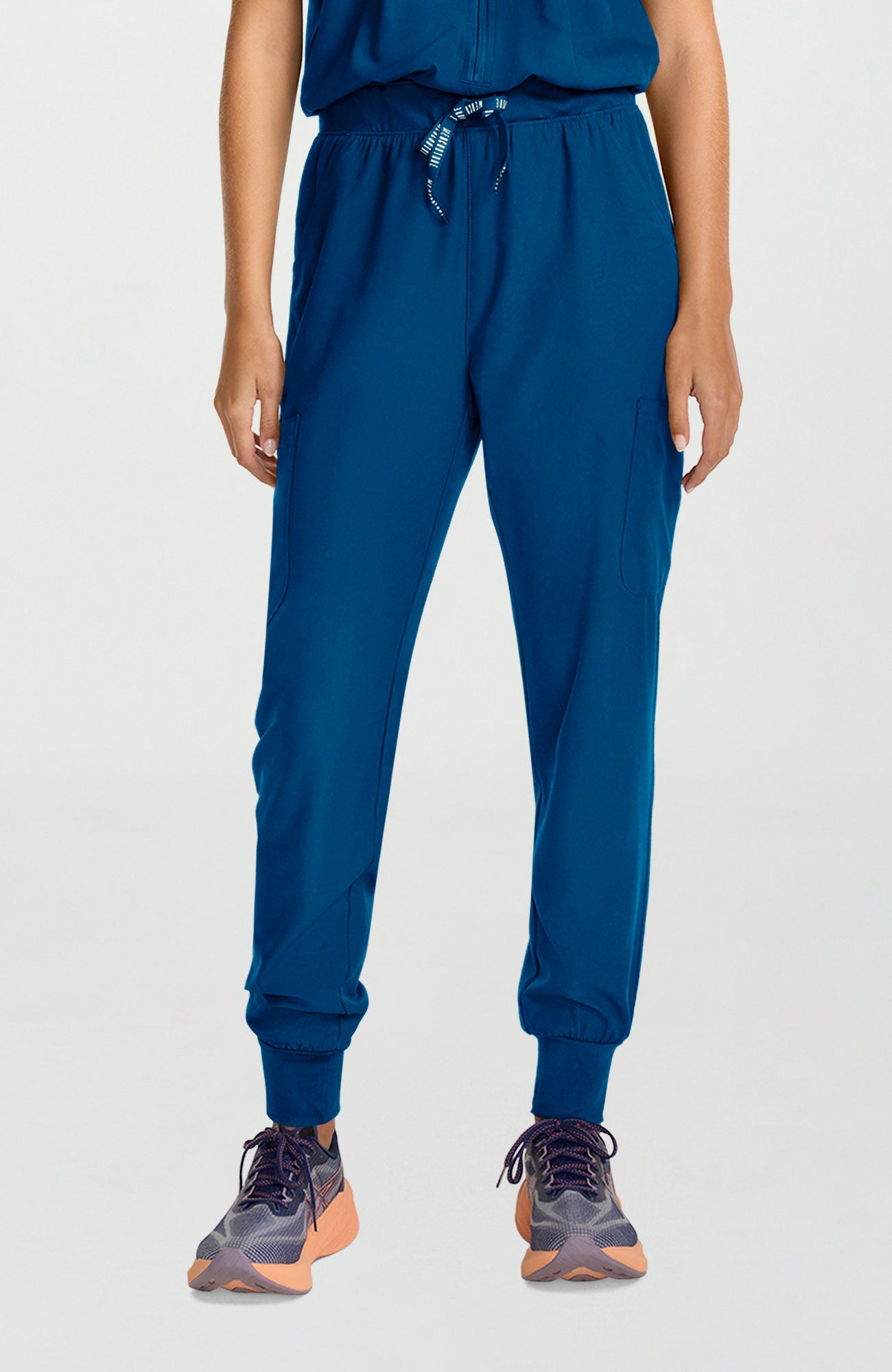 Med Couture Insight Women's Zip Front Jumpsuit