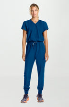 Med Couture Insight Women's Zip Front Jumpsuit