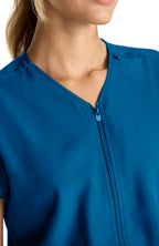 Med Couture Insight Women's Zip Front Jumpsuit