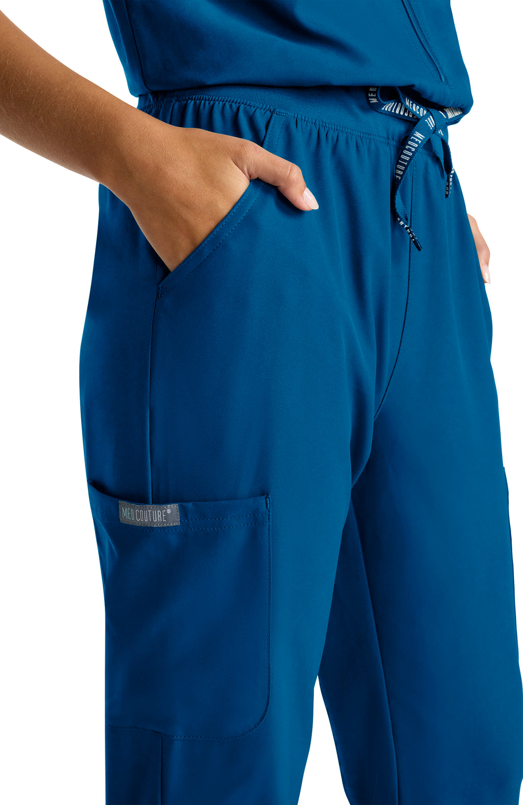 Med Couture Insight Women's Zip Front Jumpsuit