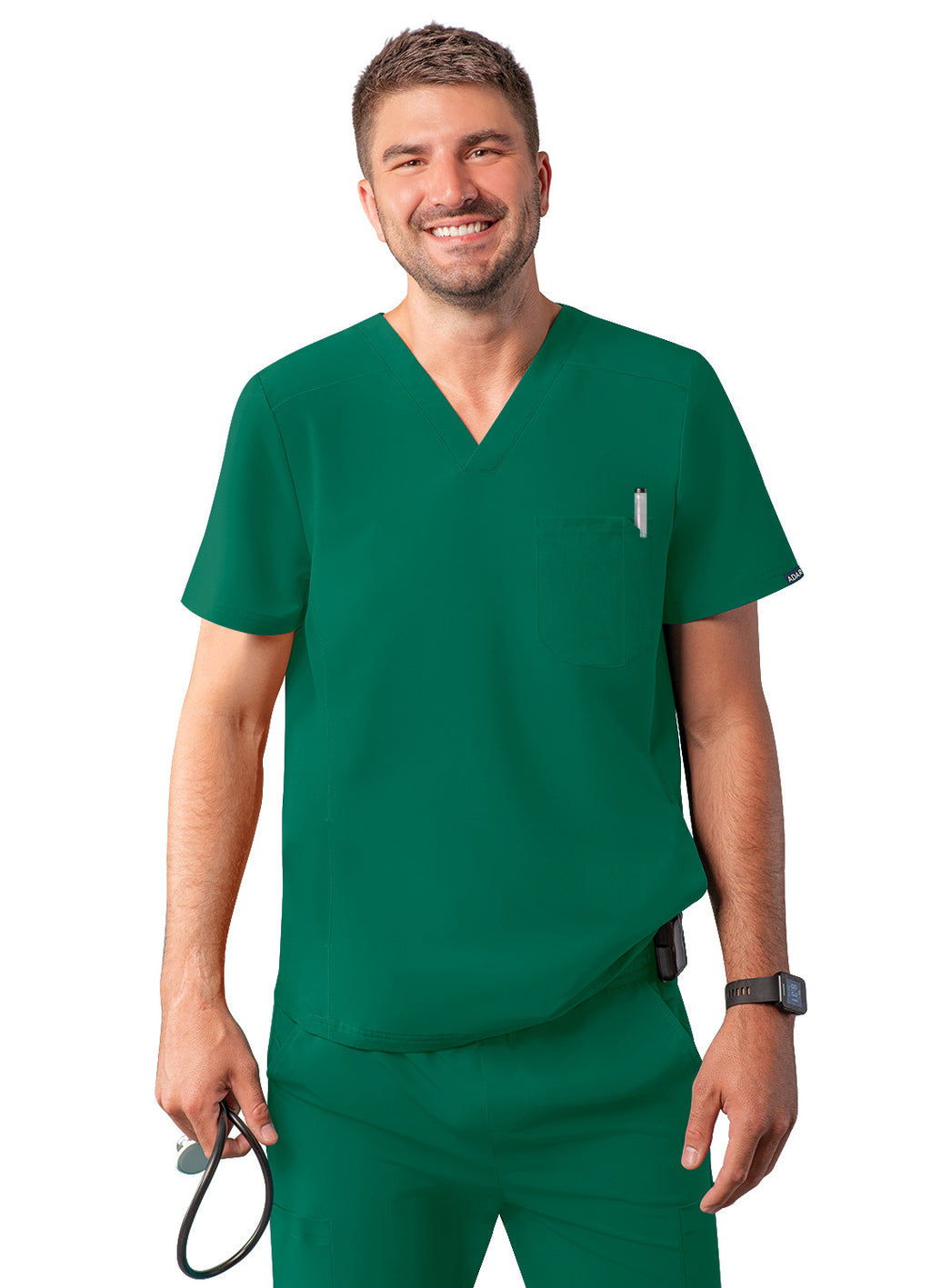Adar Men's Modern V-Neck Top