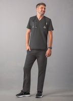Adar Men's Modern V-Neck Top