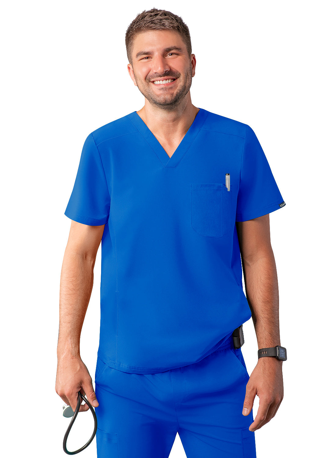 Adar Men's Modern V-Neck Top