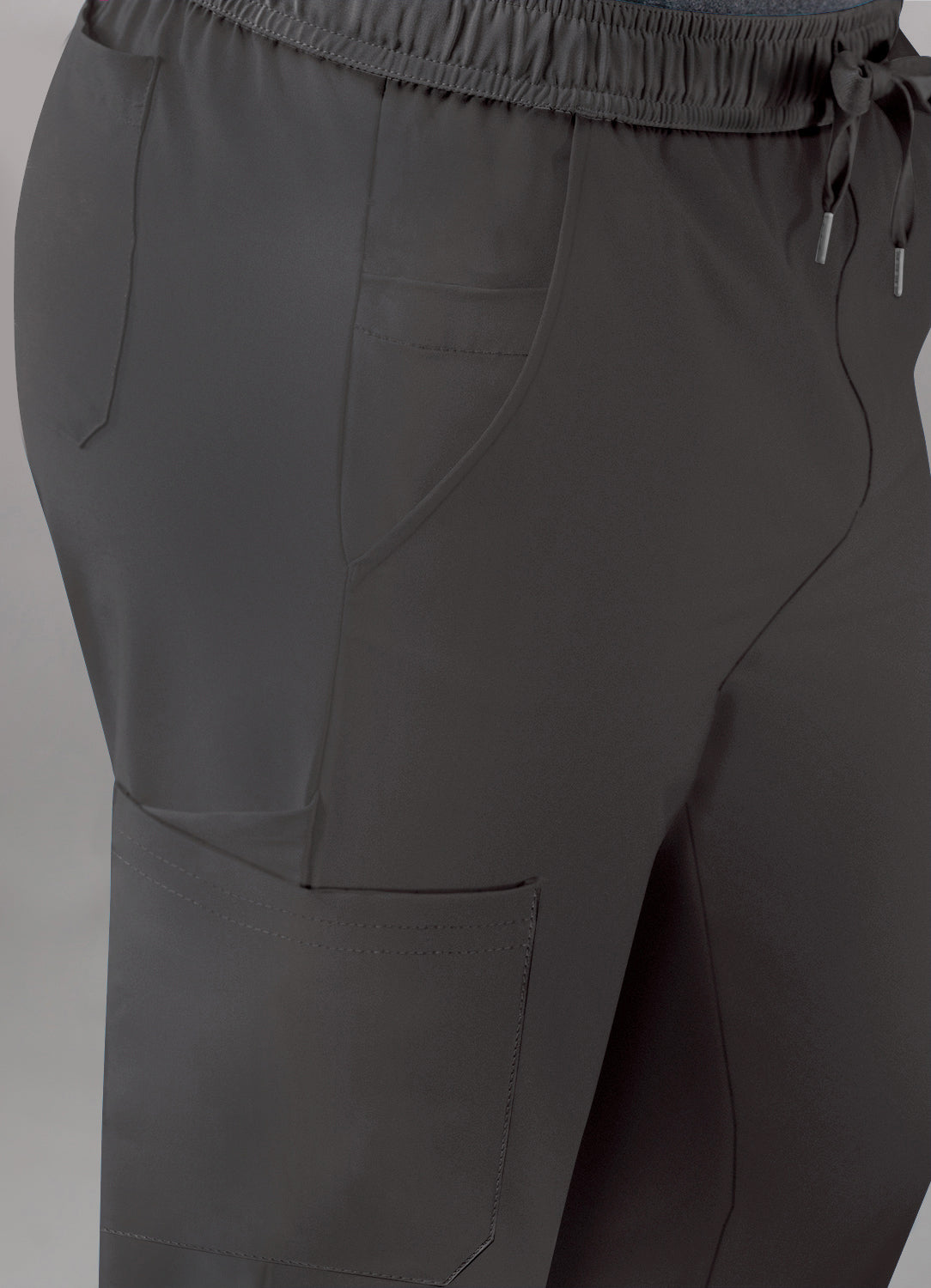Adar Addition Men's Slim Leg Cargo Drawstring Pant