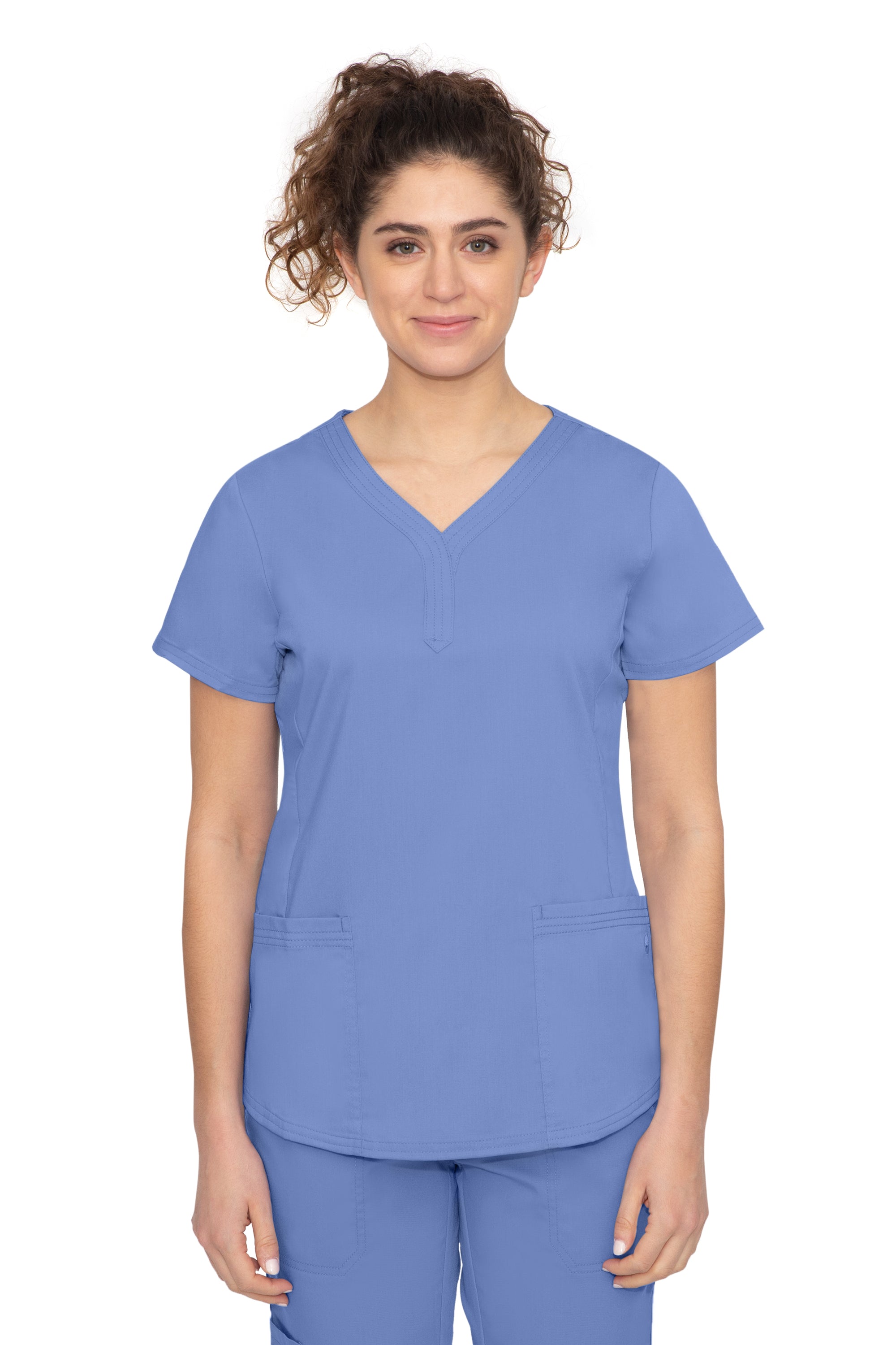 Healing Hands Women's Jane Y-Neck Top - Plus Sizes