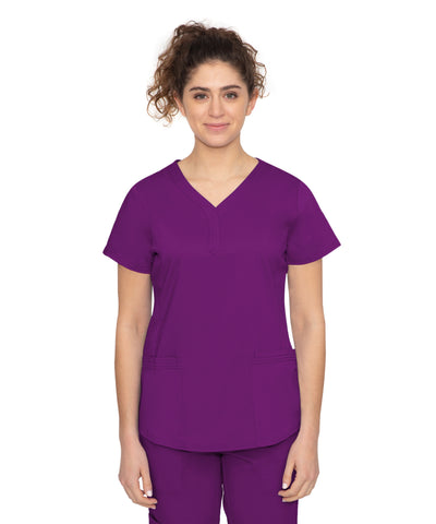 Healing Hands Women's Jane Y-Neck Top - Plus Sizes