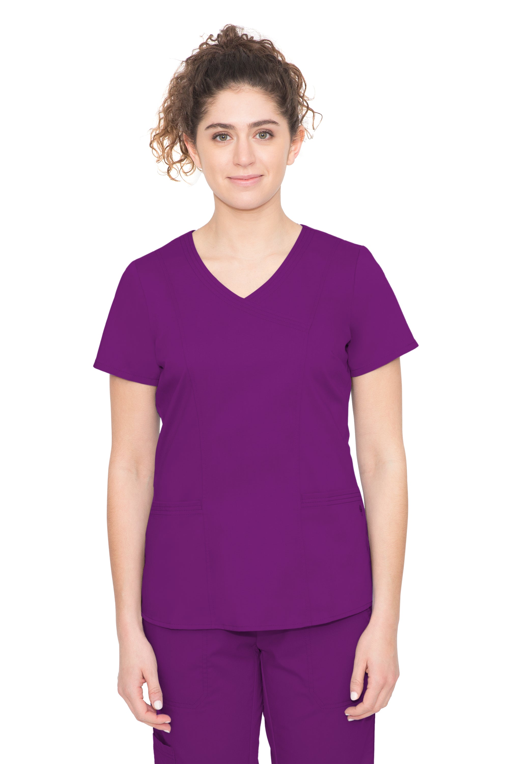 Healing Hands Women's Jane V-Neck Top - Plus Sizes
