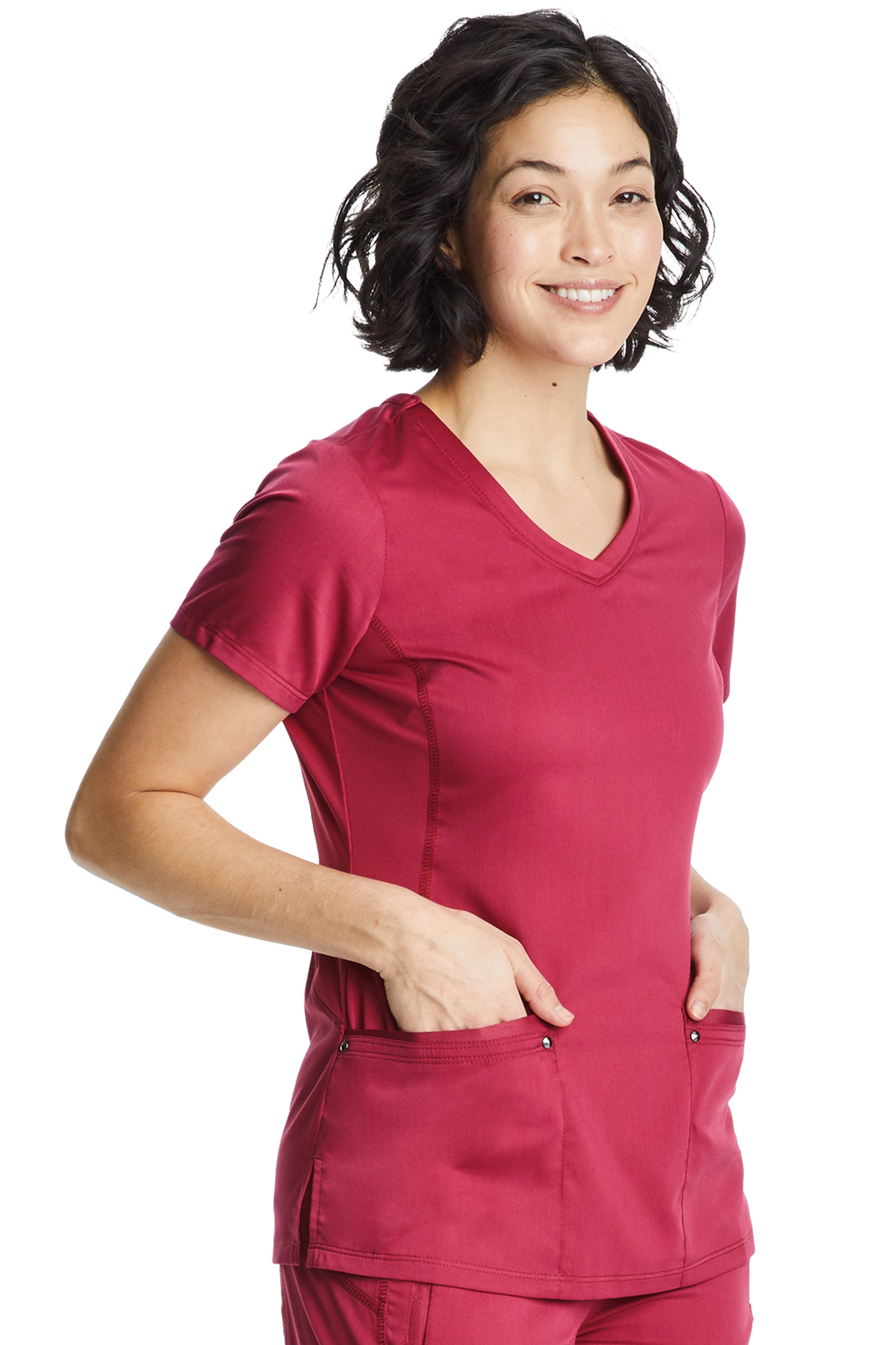 Healing Hands Women's Juliet V-Neck Top - Plus Sizes