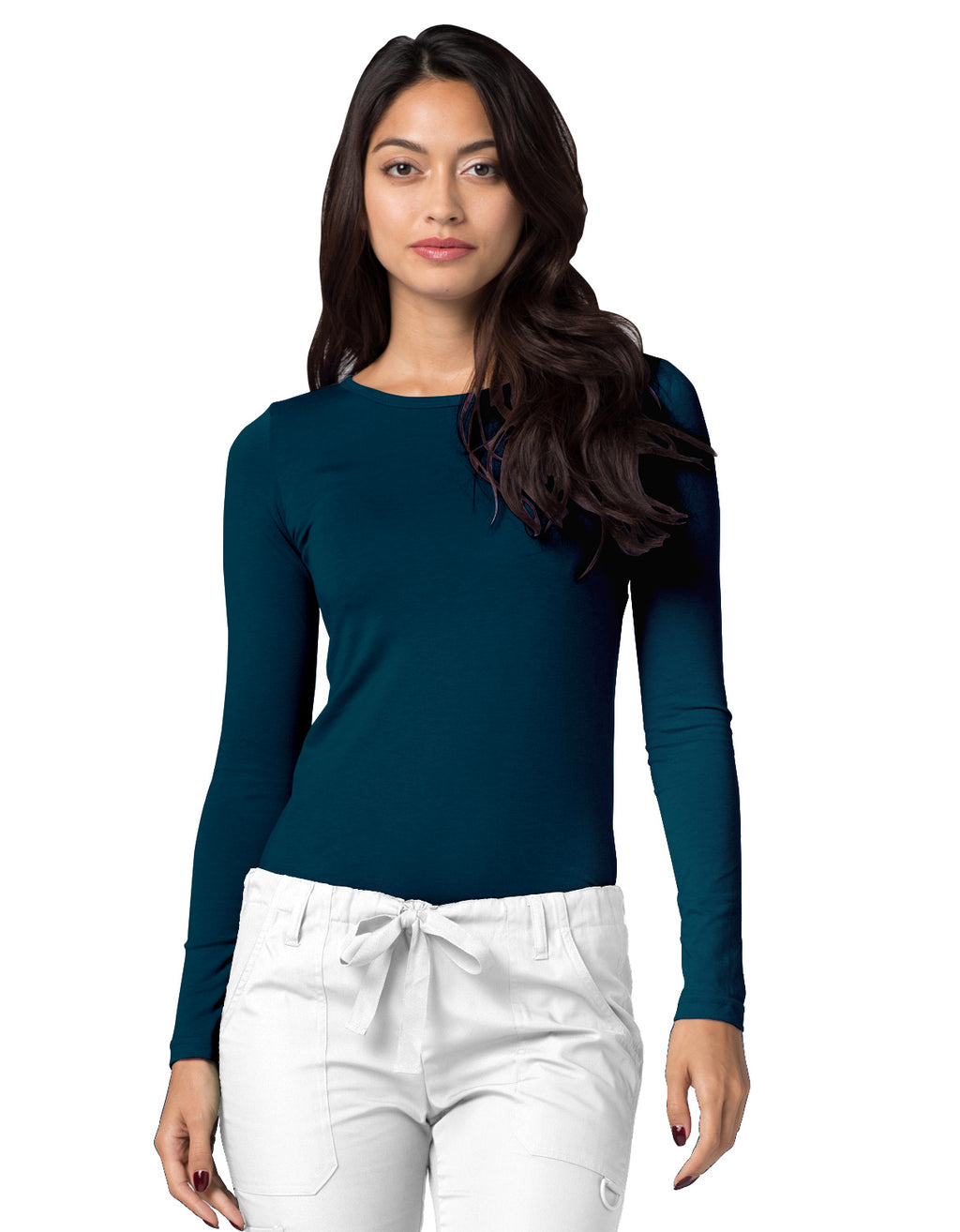 Adar Universal  Long Sleeve Comfort Tee - Plus Sizes