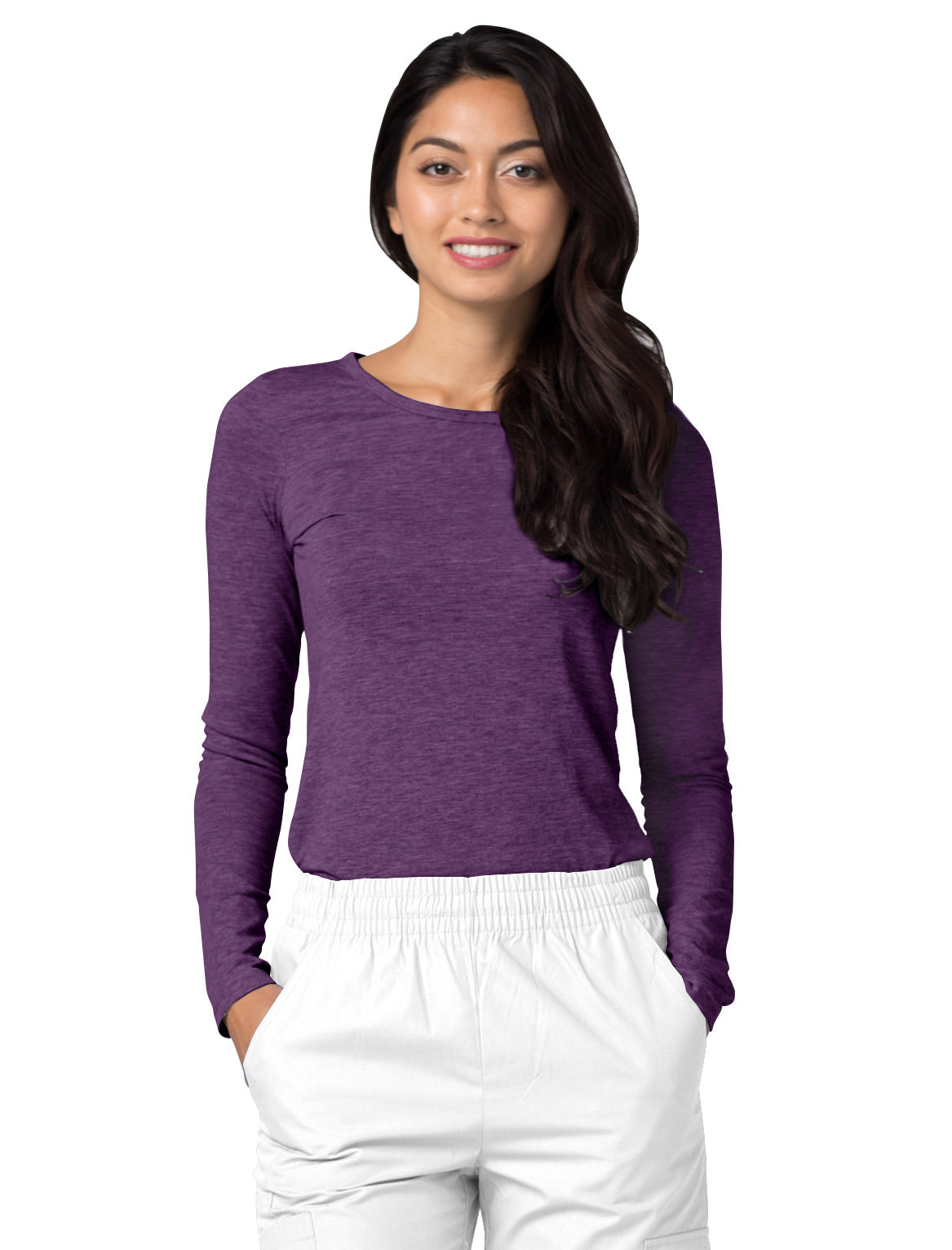 Adar Universal  Long Sleeve Comfort Tee - Plus Sizes