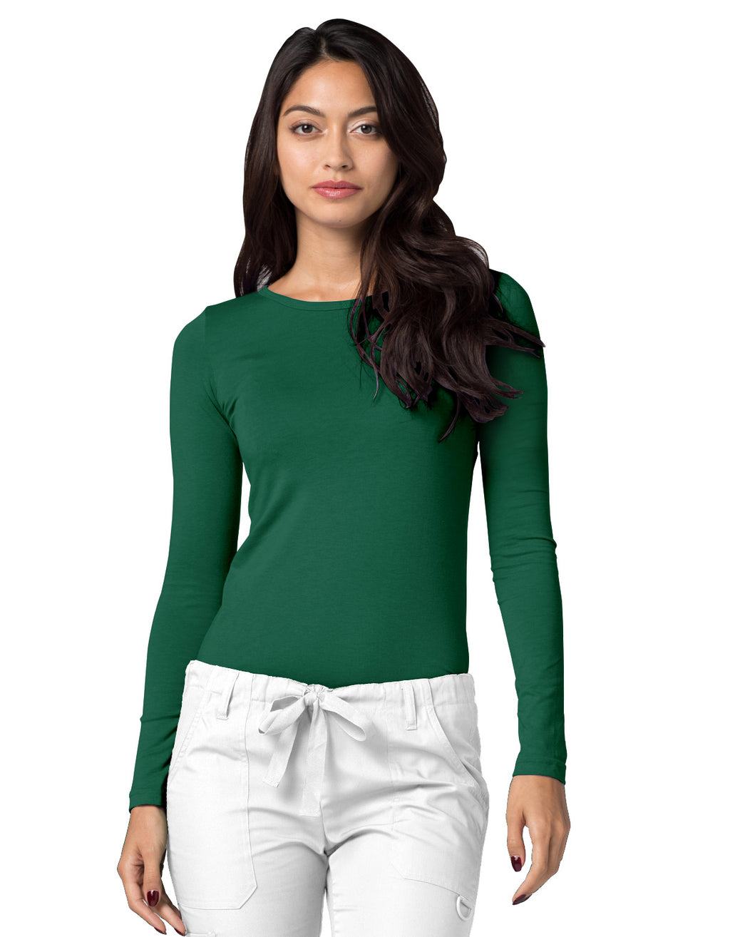 Adar Universal  Long Sleeve Comfort Tee - Plus Sizes