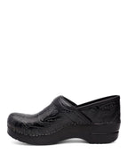 Dansko Professional Black Tooled Leather Clog