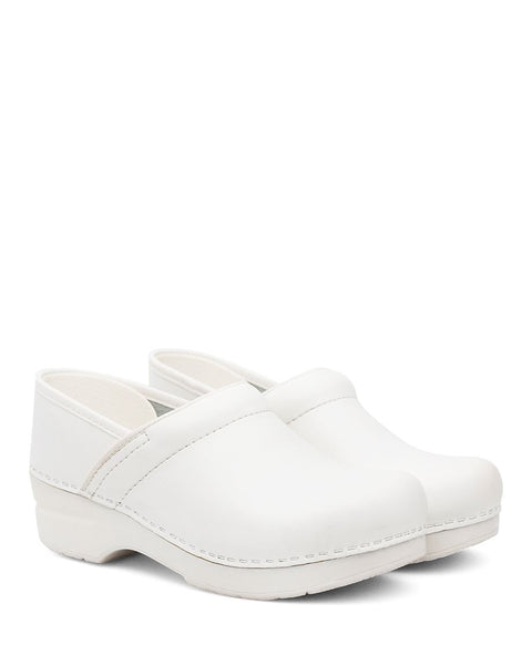 Dansko Professional White Box Leather Clog