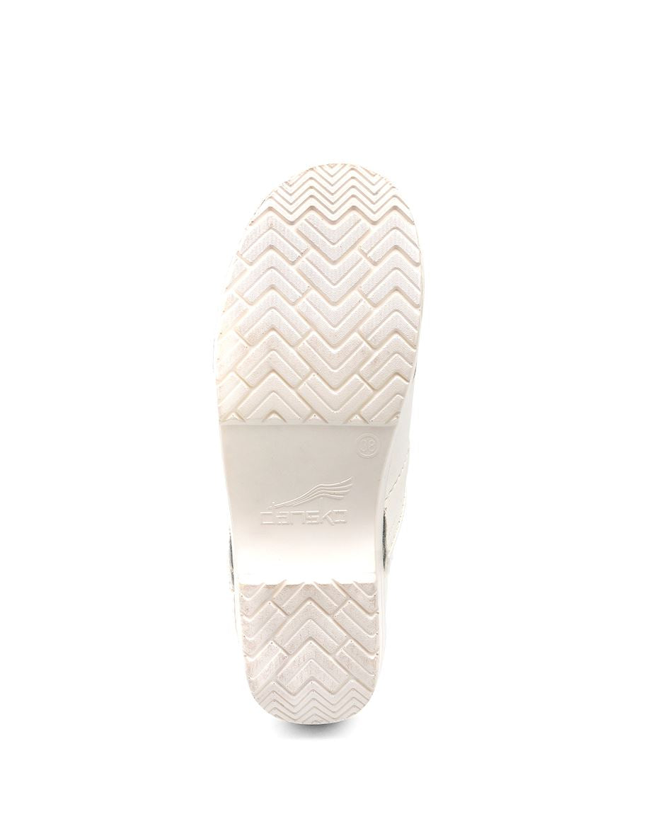 Dansko Professional White Box Leather Clog