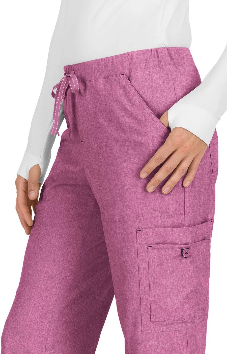 Koi Basics Holly Elastic Waist Drawstring Pants - Petite