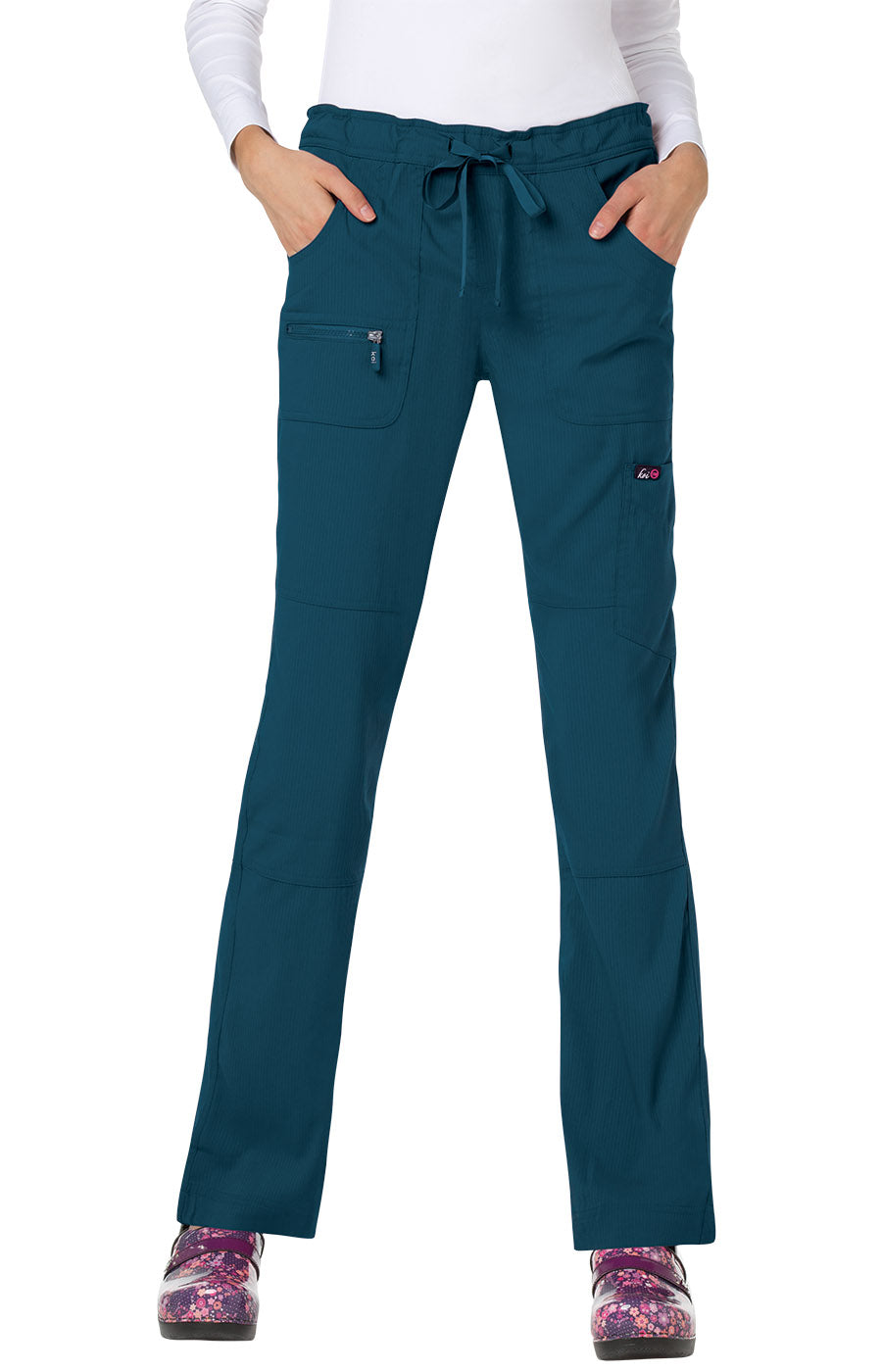Koi Lite Peace Drawstring Pants - Petite