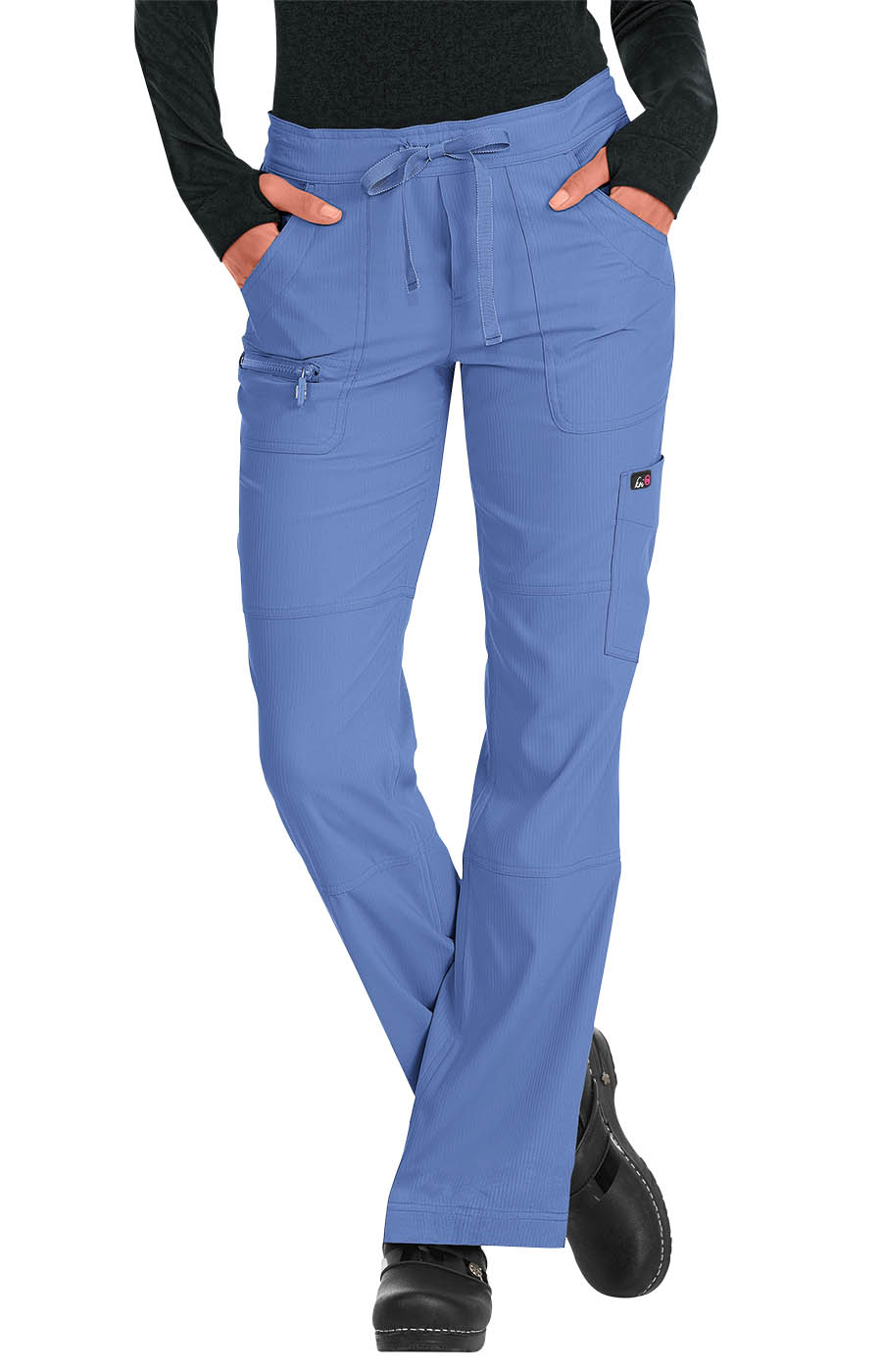 Koi Lite Peace Drawstring Pants - Petite