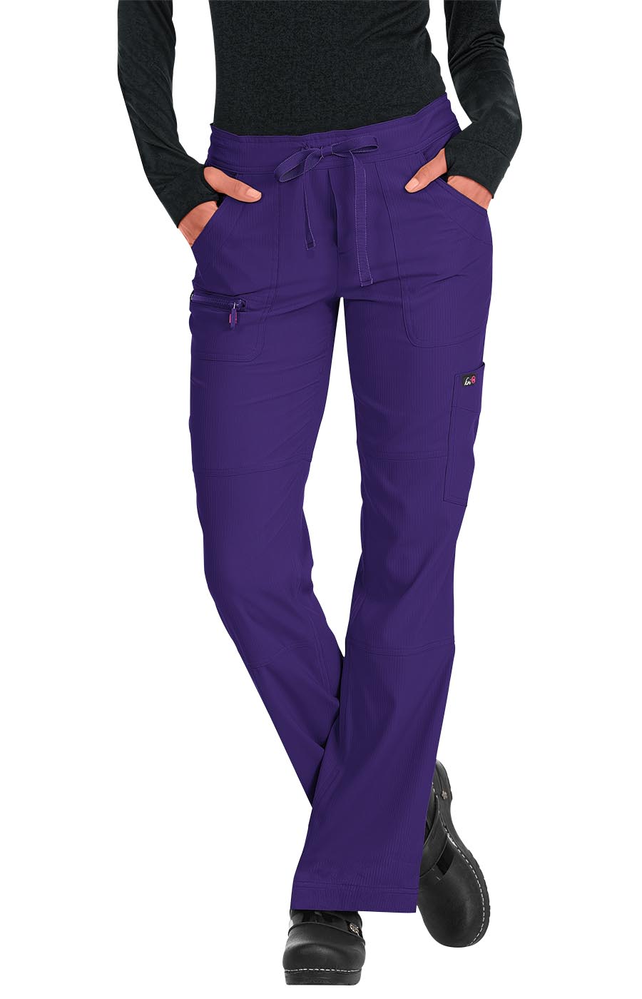 Koi Lite Peace Drawstring Pants - Petite