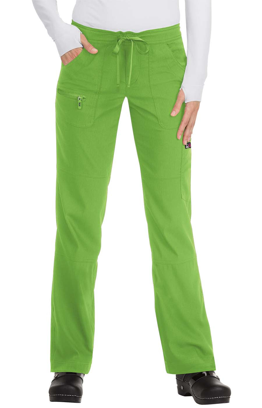 Koi Lite Peace Drawstring Pants - Petite