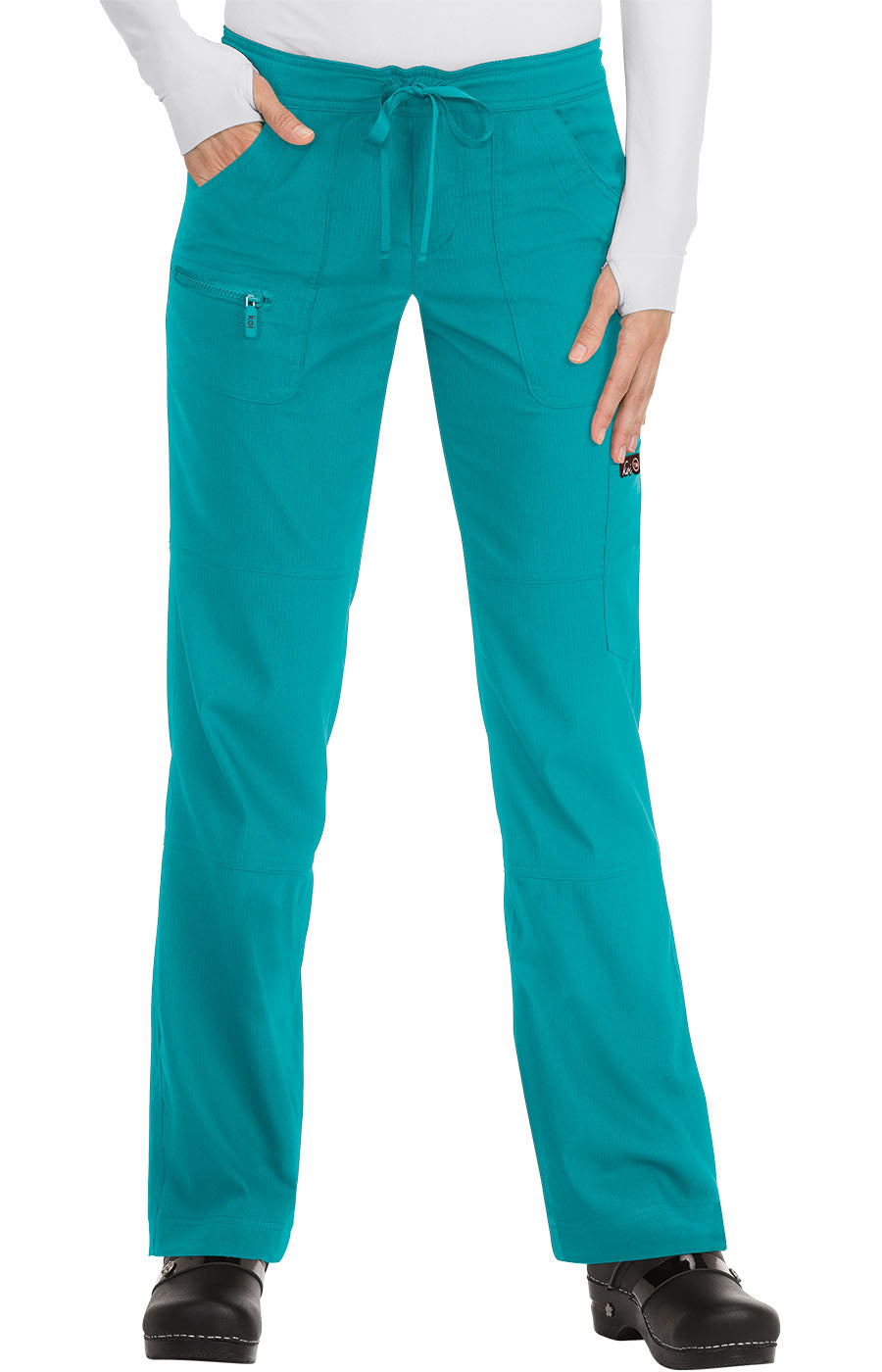 Koi Lite Peace Drawstring Pants - Petite