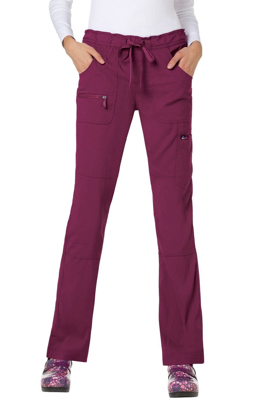 Koi Lite Peace Drawstring Pants - Petite