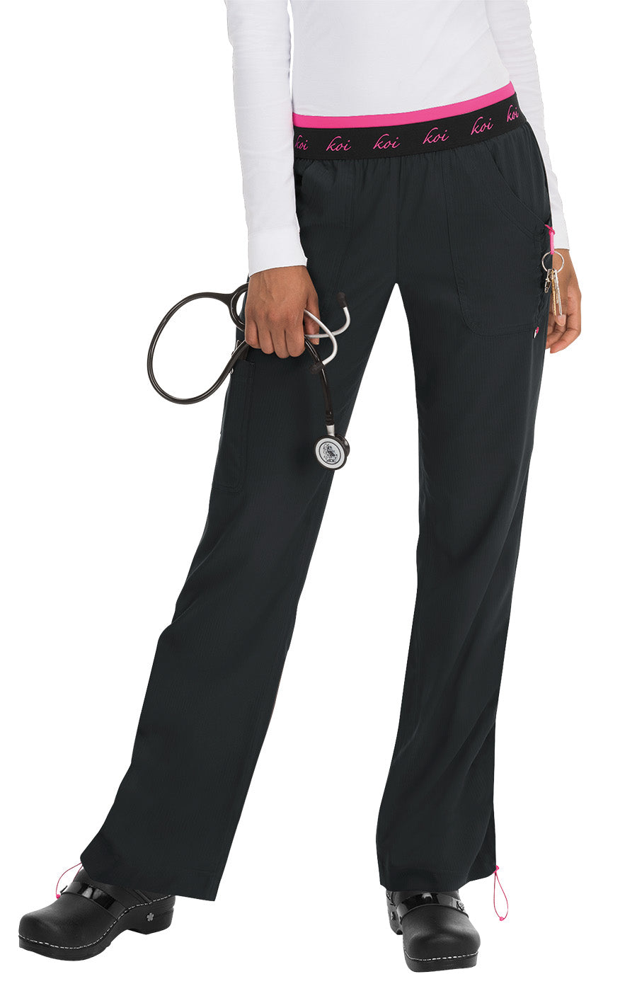Koi Lite Spirit Elastic Waist Pants - Petite