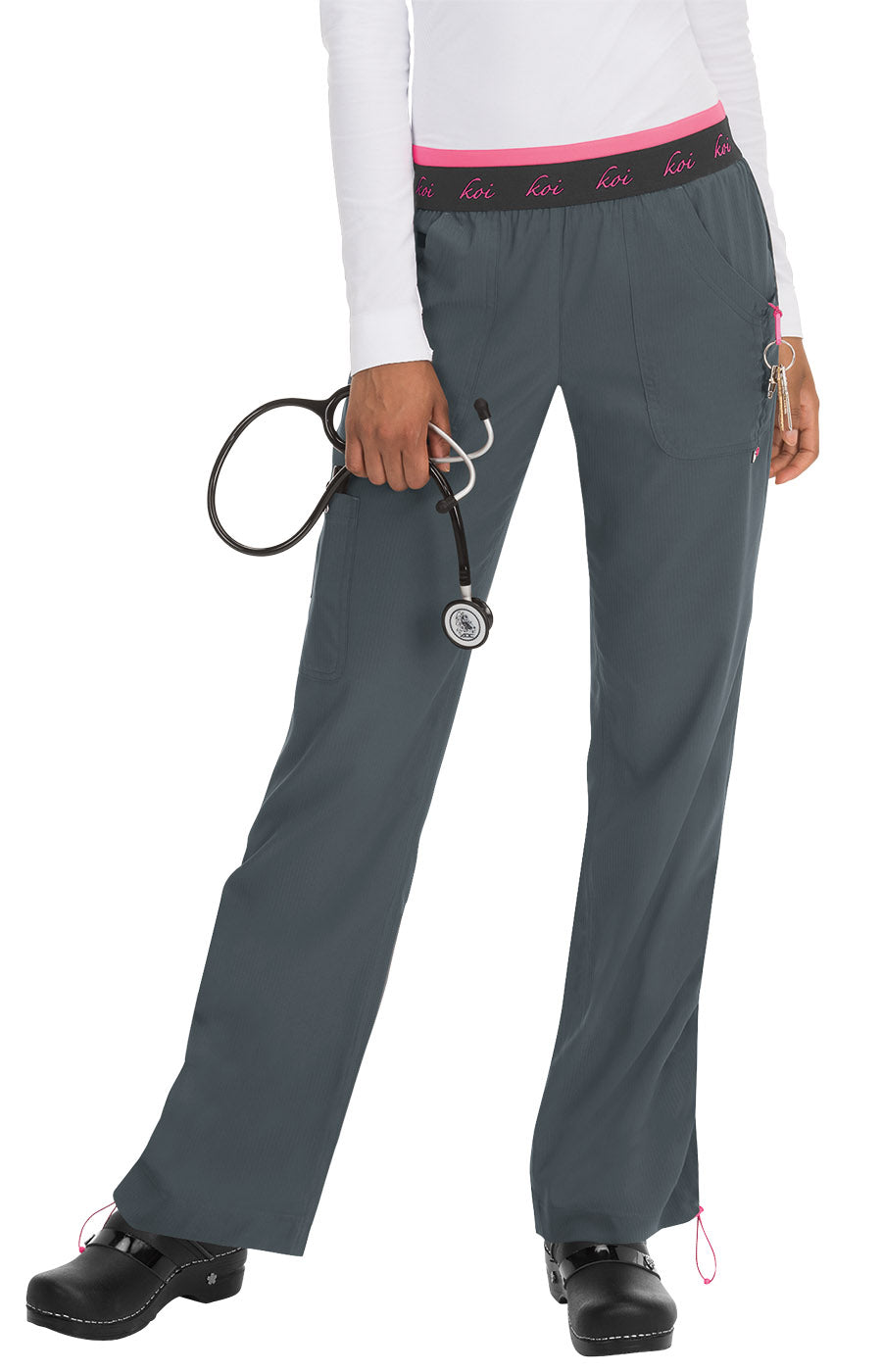 Koi Lite Spirit Elastic Waist Pants - Petite