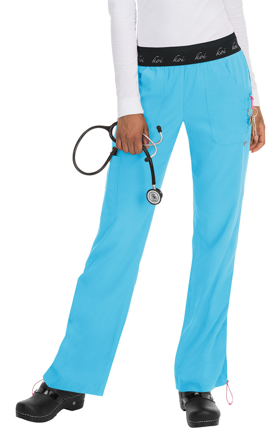 Koi Lite Spirit Elastic Waist Pants - Petite