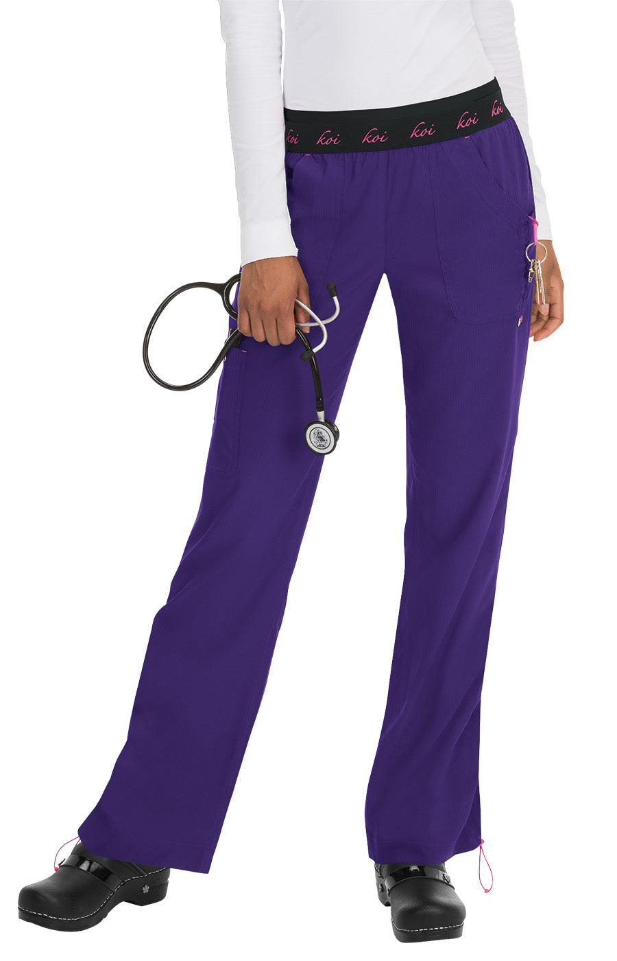 Koi Lite Spirit Elastic Waist Pants - Petite