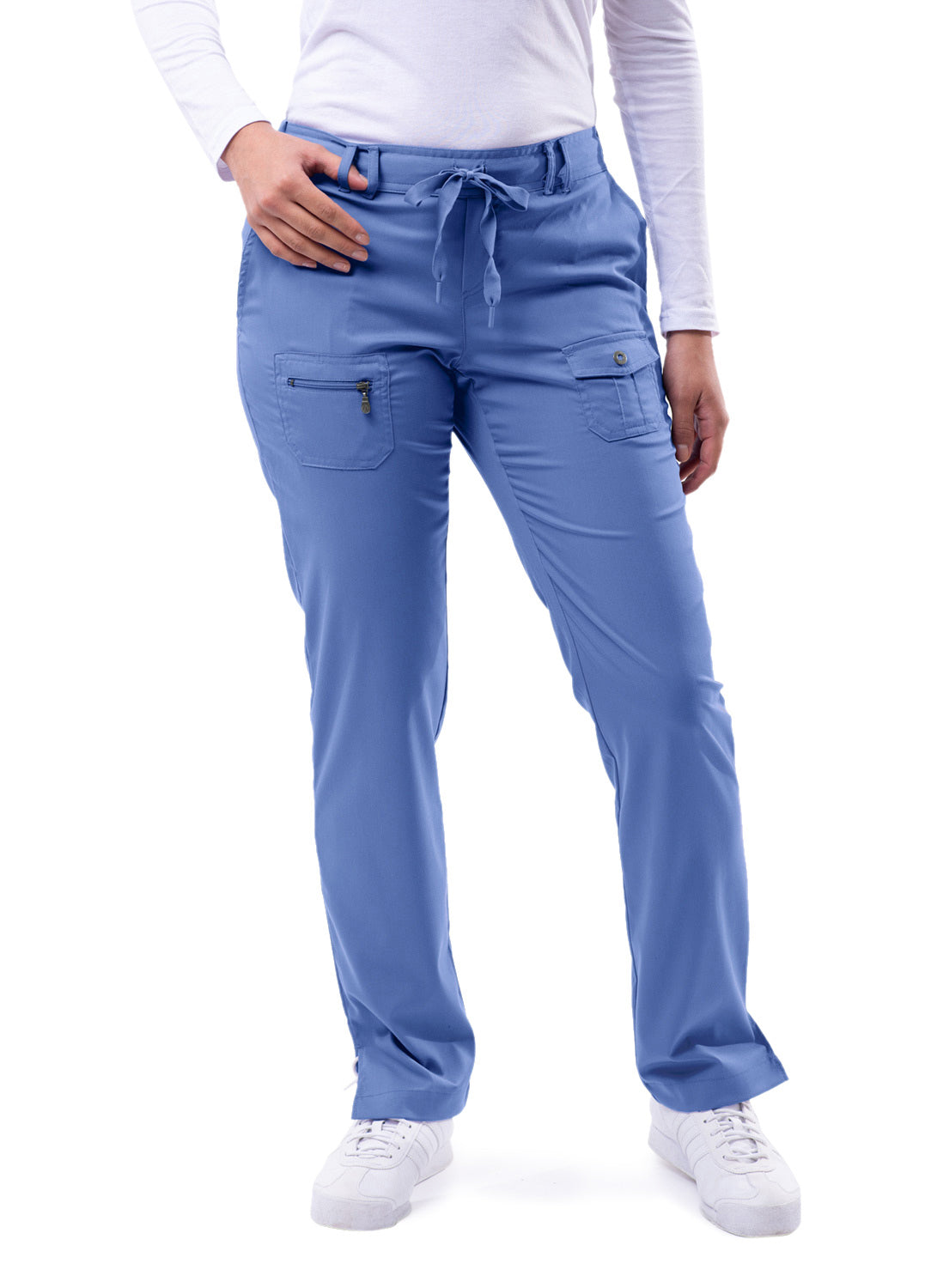 Adar Pro Women's Slim Fit 6 Pocket Pant - Plus Sizes - Tall