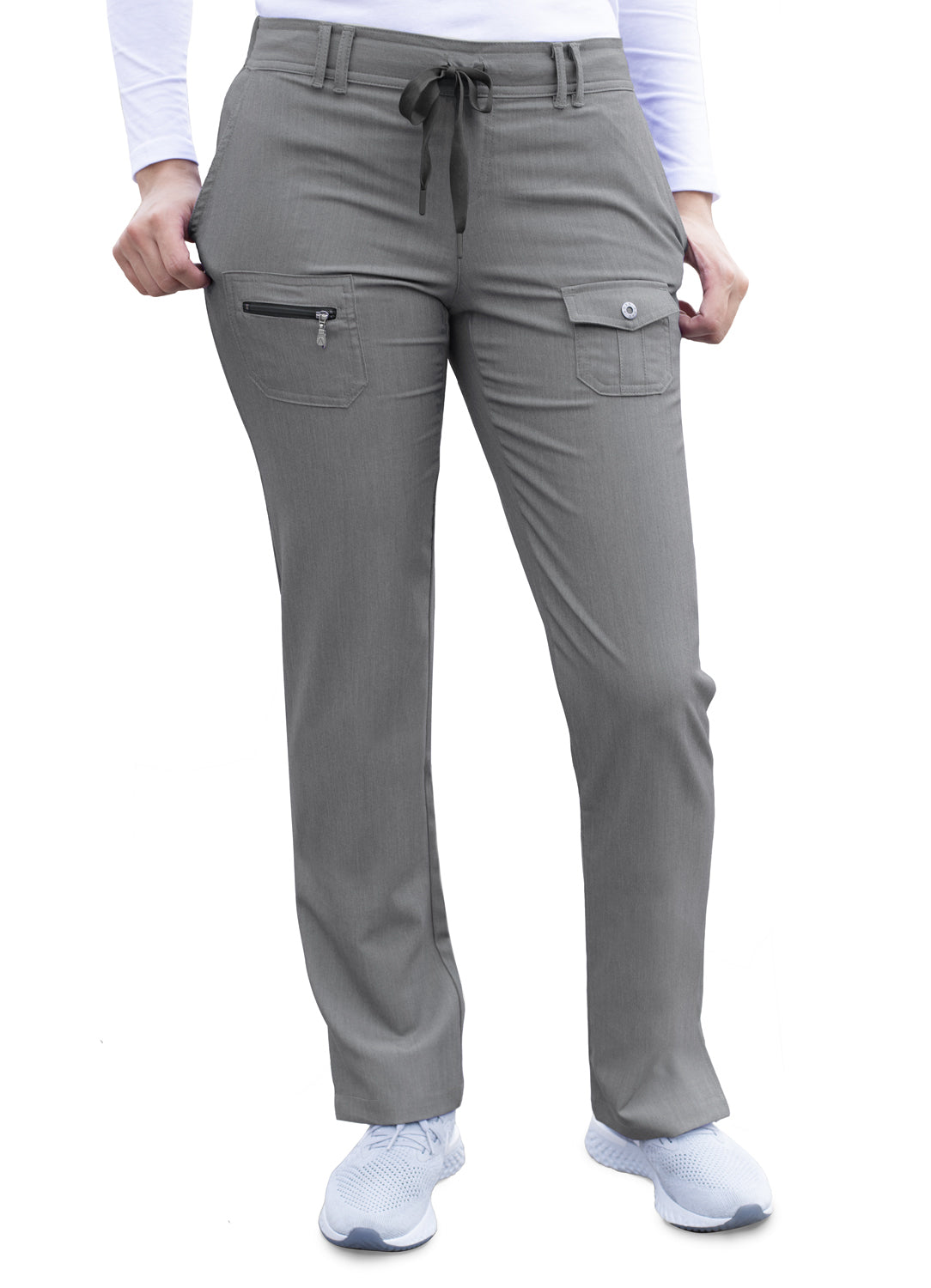 Adar Pro Women's Slim Fit 6 Pocket Pant - Plus Sizes - Petite