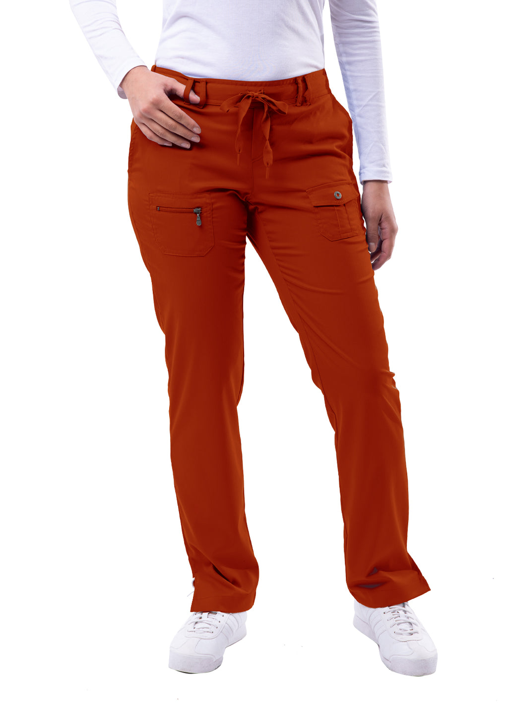 Adar Pro Women's Slim Fit 6 Pocket Pant - Plus Sizes