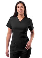 Adar Pro Womens Elevated V-Neck Scrub Top