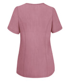 Adar Pro Womens Elevated V-Neck Scrub Top - Plus Sizes