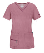 Adar Pro Womens Elevated V-Neck Scrub Top - Plus Sizes