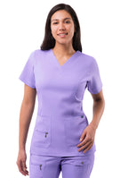 Adar Pro Womens Elevated V-Neck Scrub Top