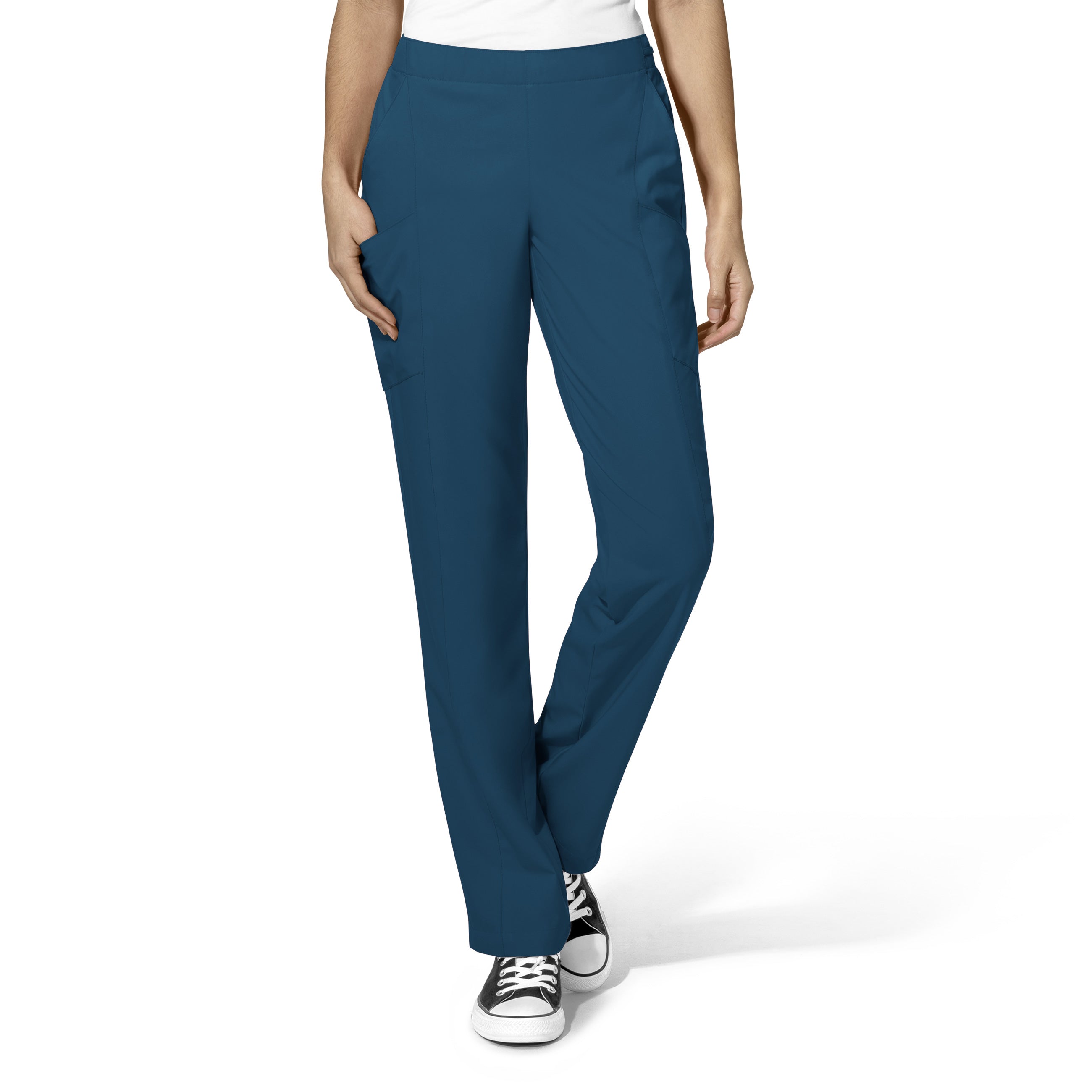 WonderWink W123 Women’s Flat Front Double Cargo Pant - Tall
